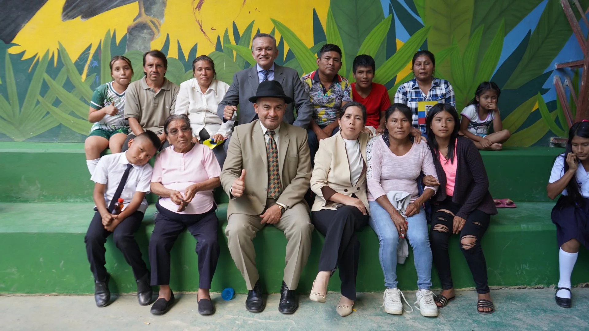 Reunión con la comunidad de Morona Santiago